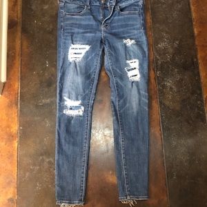 american eagle super stretch jeggings